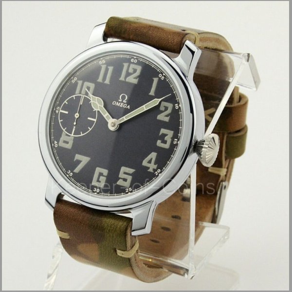 OMEGA 1935 MILITARY luxusní náramkové / kapesní hodinky
