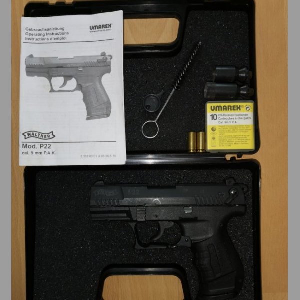 PLYNOVÁ PISTOLE WALTHER P22