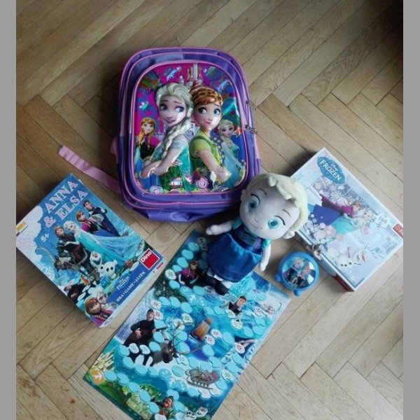 Velky set Frozen (aktovka/batoh, puzzle aj.)