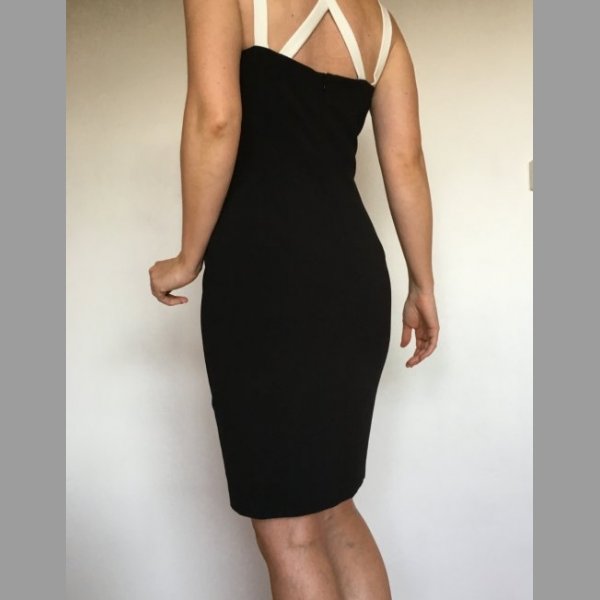 Nové černé pouzdrové šaty Ralph Lauren US 10