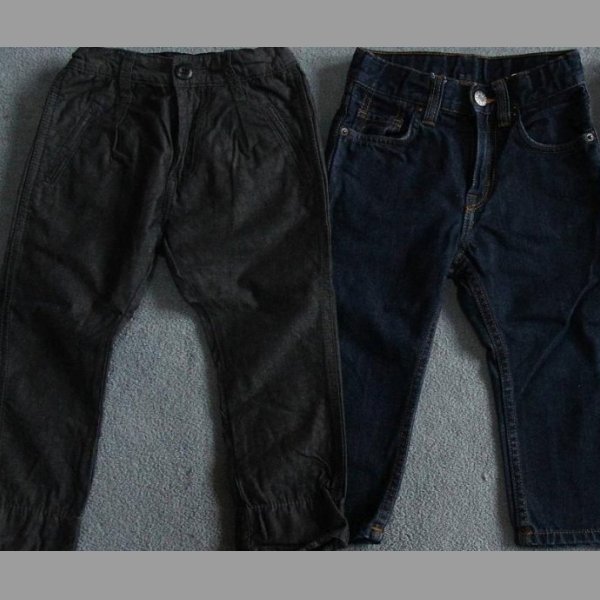 Chlapecké kalhoty Zara vel. 98, H&M vel. 92, tepláky 74 - 86