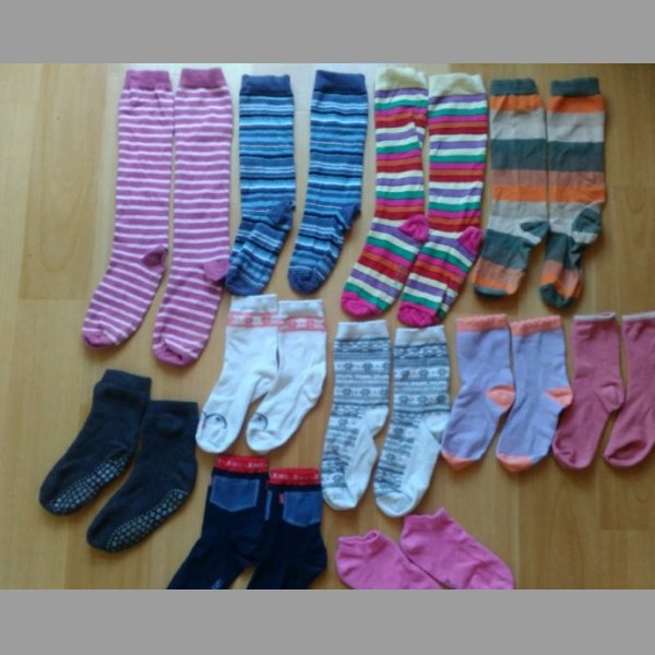 Ponožky, podkolenky, puncochace vel. 0-10