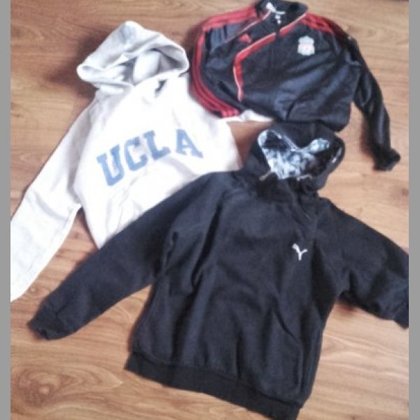 Mikiny Puma, Ucla, Adidas vel.170