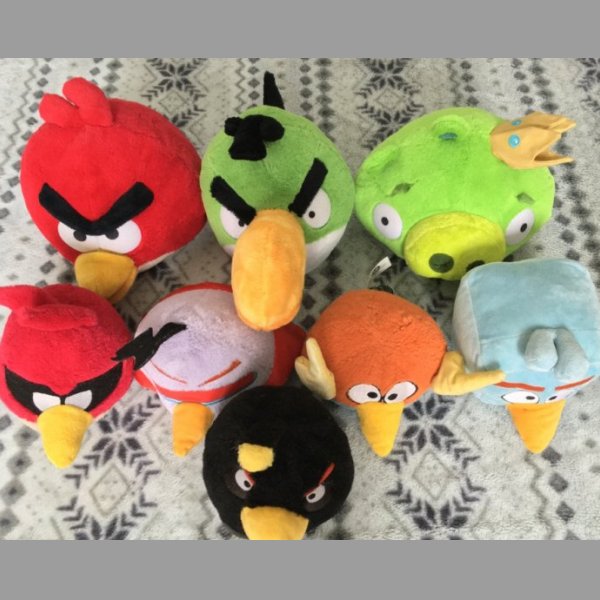 plyšové hračky Angry Birds