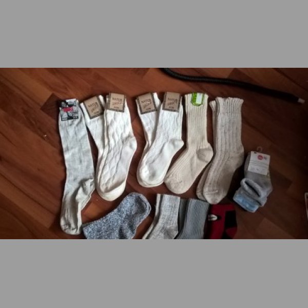 teplé dětské ponožky vel. 16-34 a vložky
