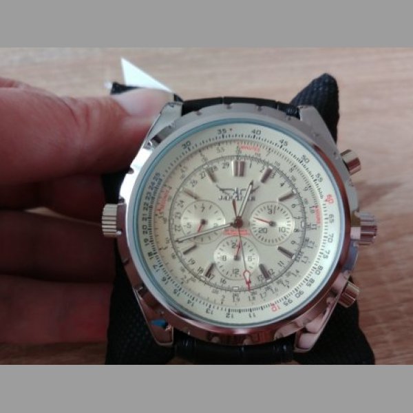 Mechanické pánské hodinky Jaragar - bílý ciferník