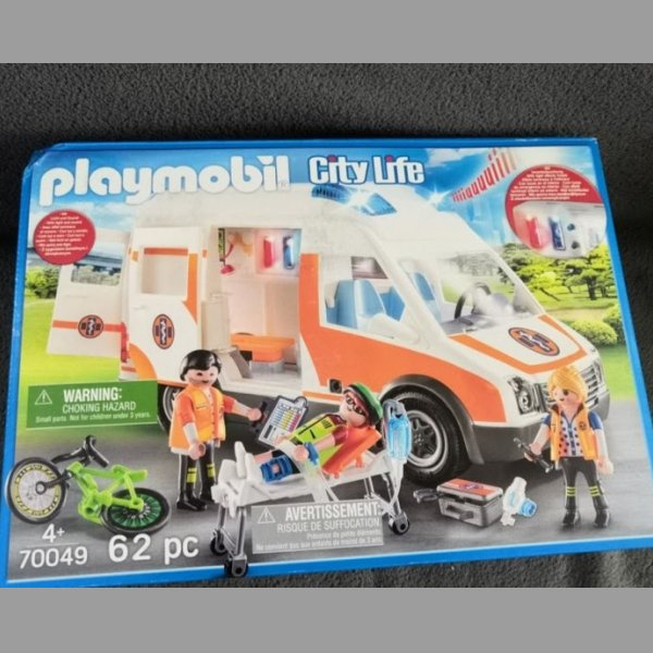Nová Stavebnice Playmobil 70049 Ambulance se světly
