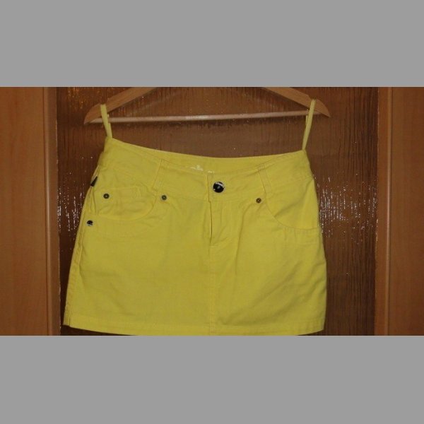 Žlutá mini sukně Bench vel.XS