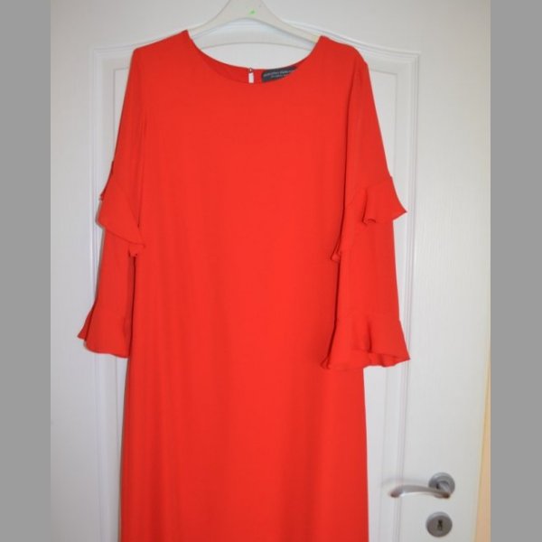 Červené romantické šaty Dorothy Perkins, vel.38