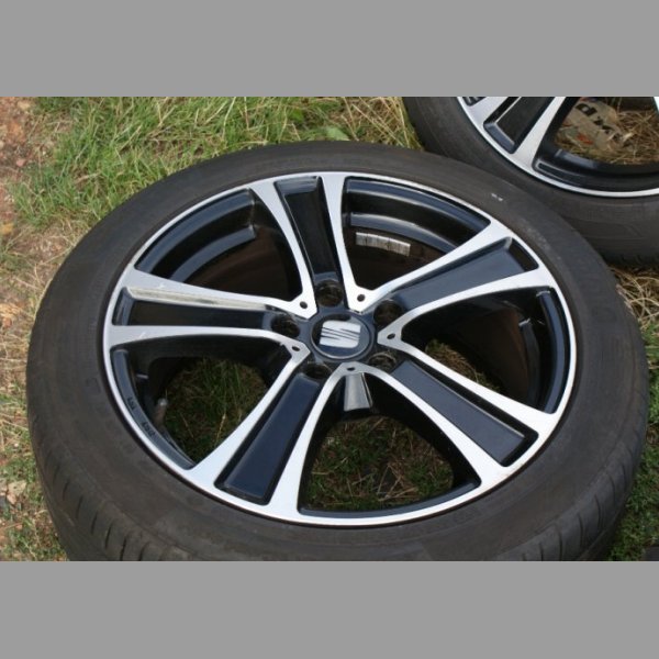 Nemecka bicolor alu kola R17 5x112 letni pneu