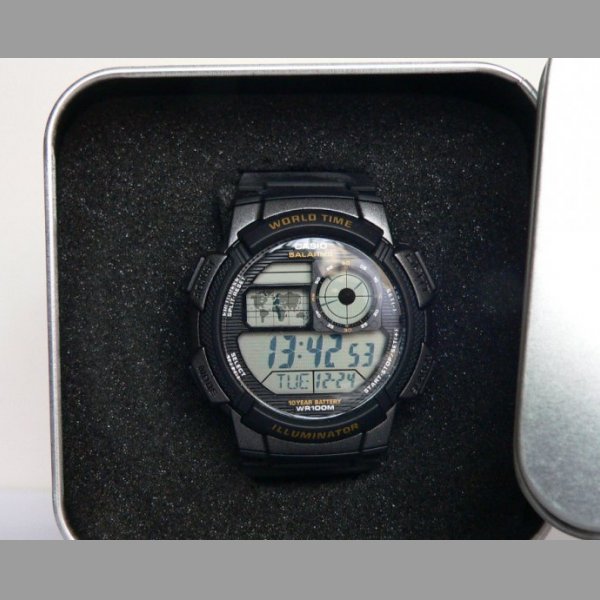 náramkové hodinky Casio Illuminator, 5 alarms, world time