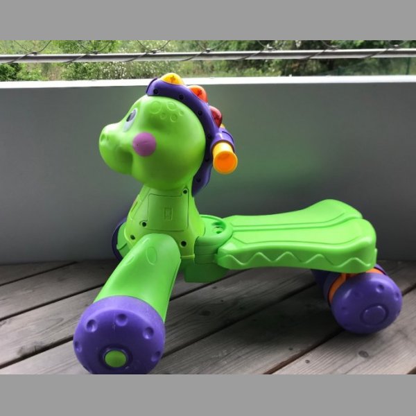 FISHER PRICE Dino chodítko/odrážedlo