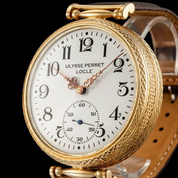 ULYSSE PERRET 1895 švýcarské luxus.náramk./ kapesní hodinky