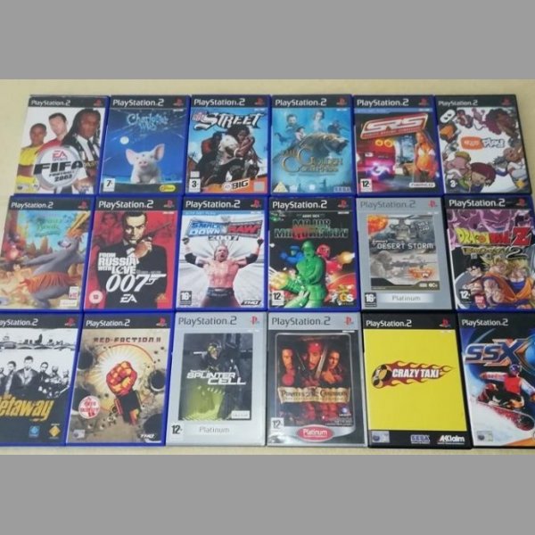 PS2 hry různé žánry (pro dospělé i dětské hry) i pošta