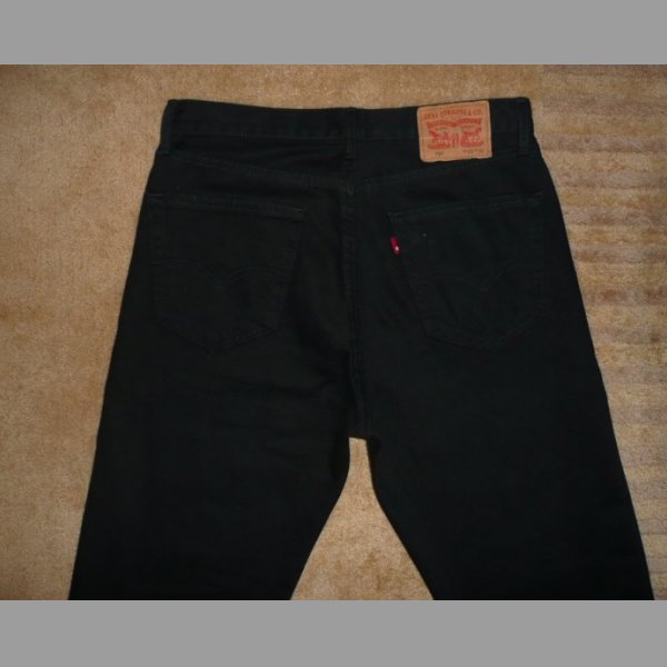 LEVIS značkové originál pánské džíny černé