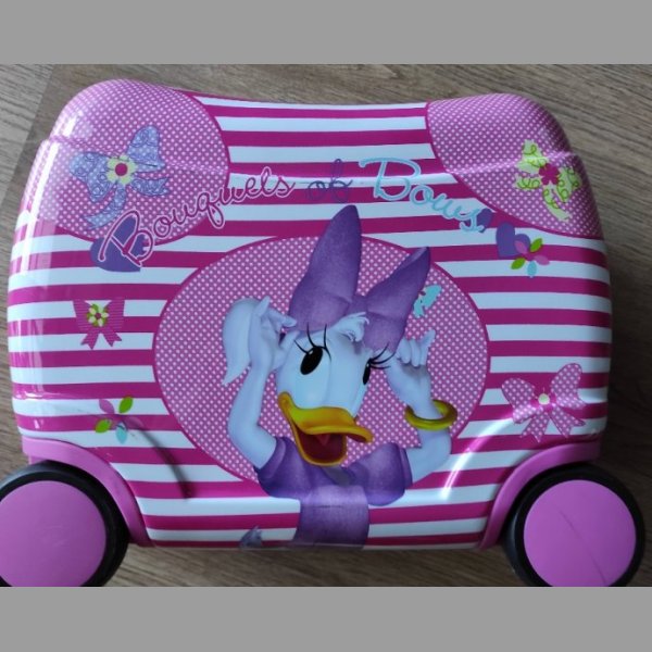 Dětský kufřík na kolečkách - odrážedlo - Disney Daisy Duck