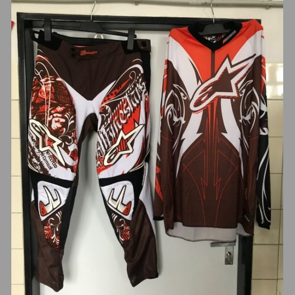 Komplet Alpinestars motocross dres + kalhoty