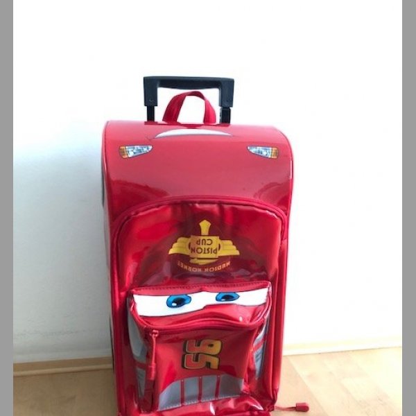 Dětský cestovní kufr na kolečkách Mcqueen