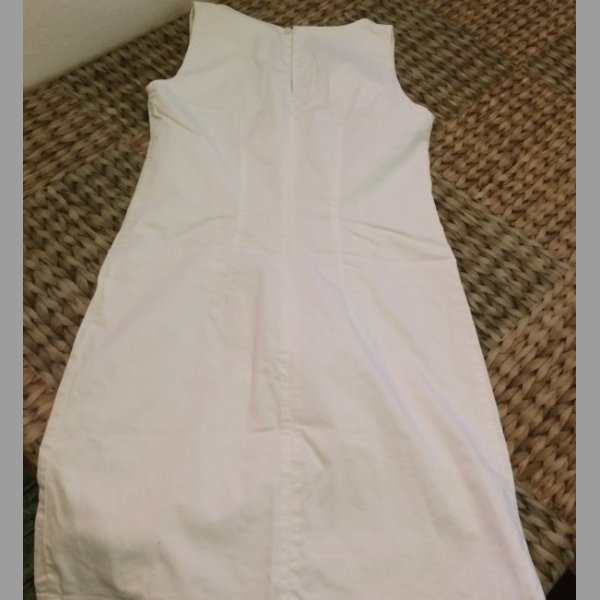 Dámské bílé krátké šaty Camaieu vel. S - M, NOVÉ