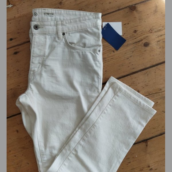 C&A pánské bílé kalhoty