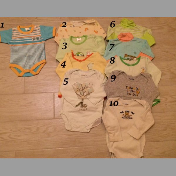 Kojenecké oblečení - kluk - 58 kusů - velikost 6-12 měsíců